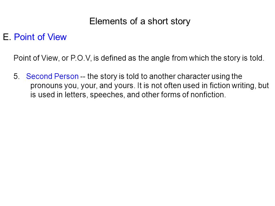 Theme and Narrative Elements in the Short Story Essay